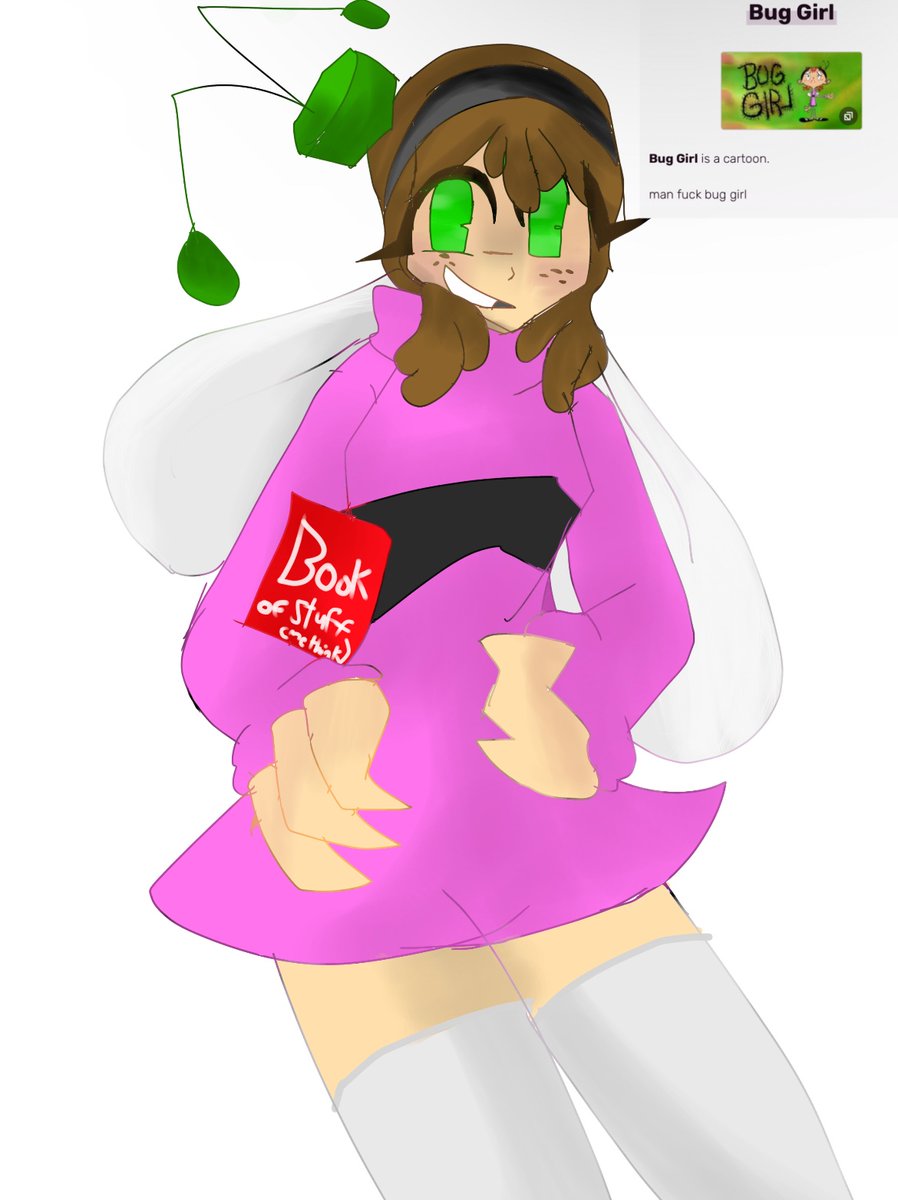 sillegoober's tweet image. Ran out of ideas again and remember this girl existed so