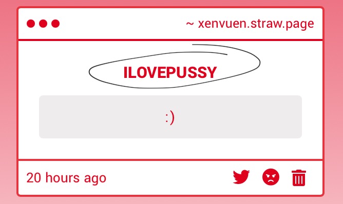 xenvuen's tweet image. ?? WHO HACKED MY STRAWPAGE