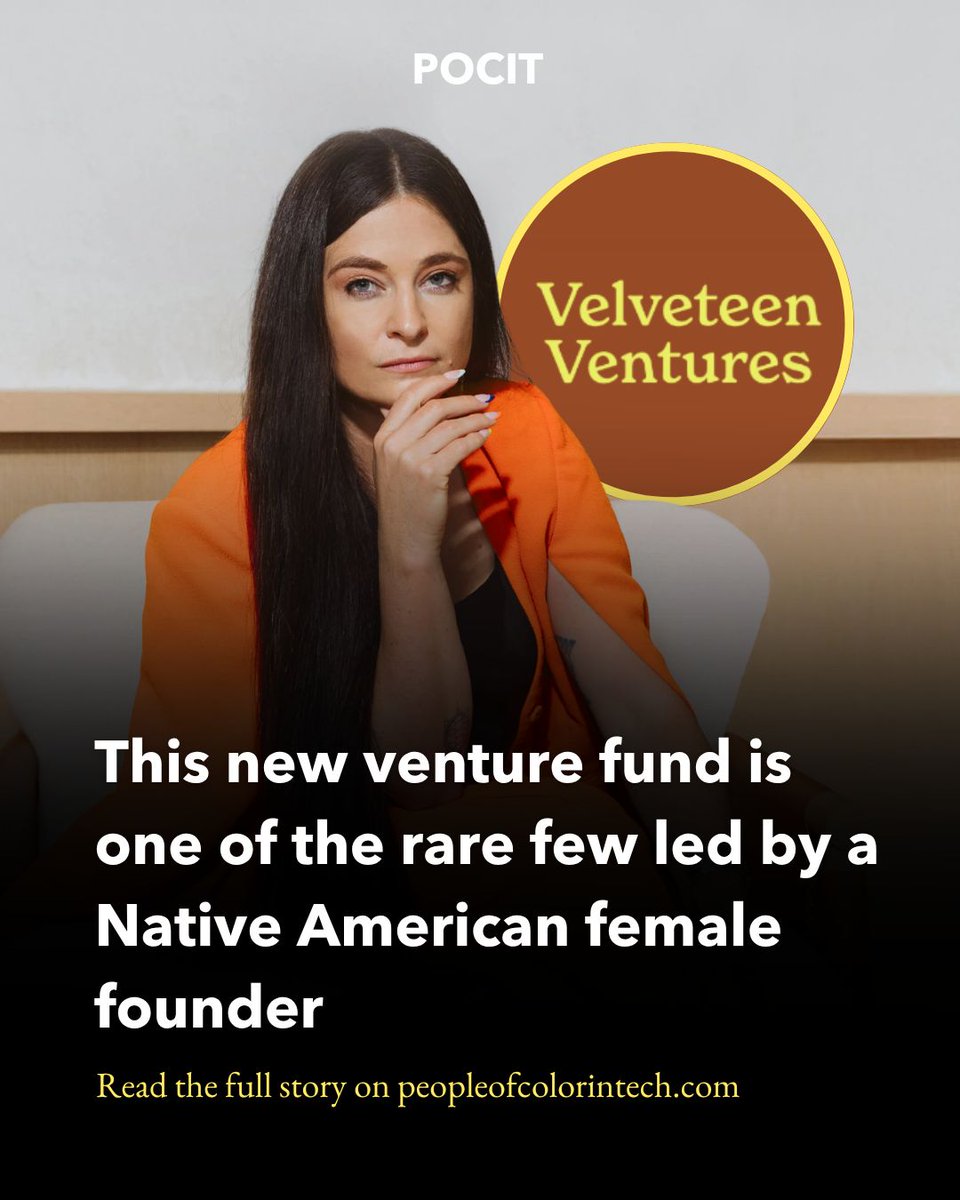 pocintech's tweet image. After founding two multi-million-dollar brands, the nonprofit Natives Rising, and becoming the first Native American woman to raise a Series A, Betsy Fore has launched Velveteen Ventures.
buff.ly/wd5mtZY