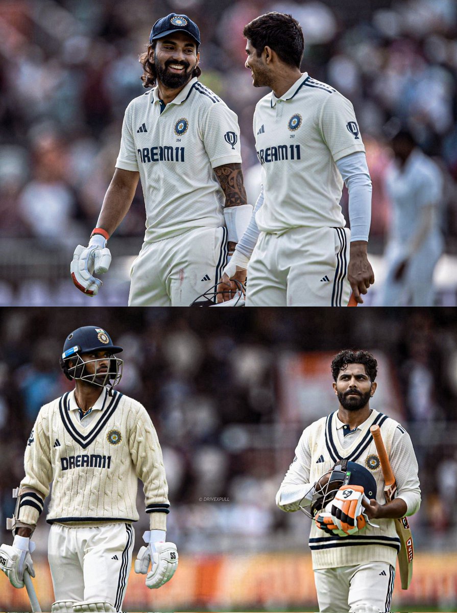 🤍 Beauty of Test Cricket ♥️ 
This will remains one of the best in history of Indian cricket ❤️‍🔥   
<a href="/klrahul/">K L Rahul</a> <a href="/ShubmanGill/">Shubman Gill</a> <a href="/Sundarwashi5/">Washington Sundar</a> <a href="/imjadeja/">Ravindrasinh jadeja</a> 
Thankyou for the peaceful sleep 🙏
#Machester2025 🇮🇳