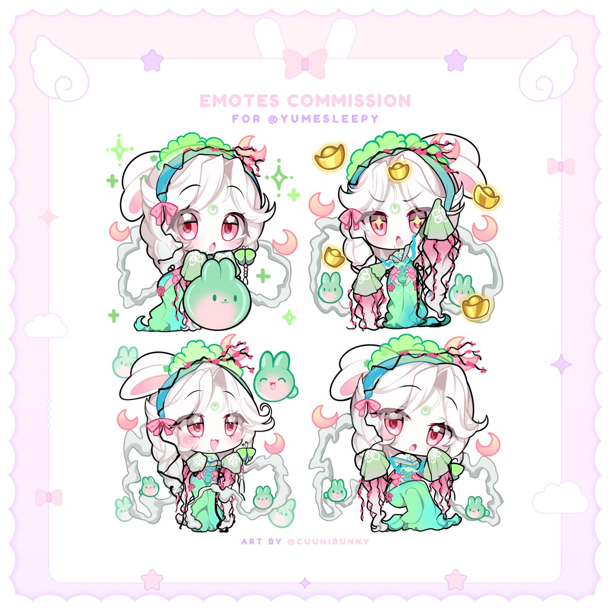 ₊‧꒰ა ♱ ໒꒱ ‧₊˚                  
୨୧  Chibi panels for @/yumesleepyy  
Thank you so much for choosing me⊹˚. ♡ ~