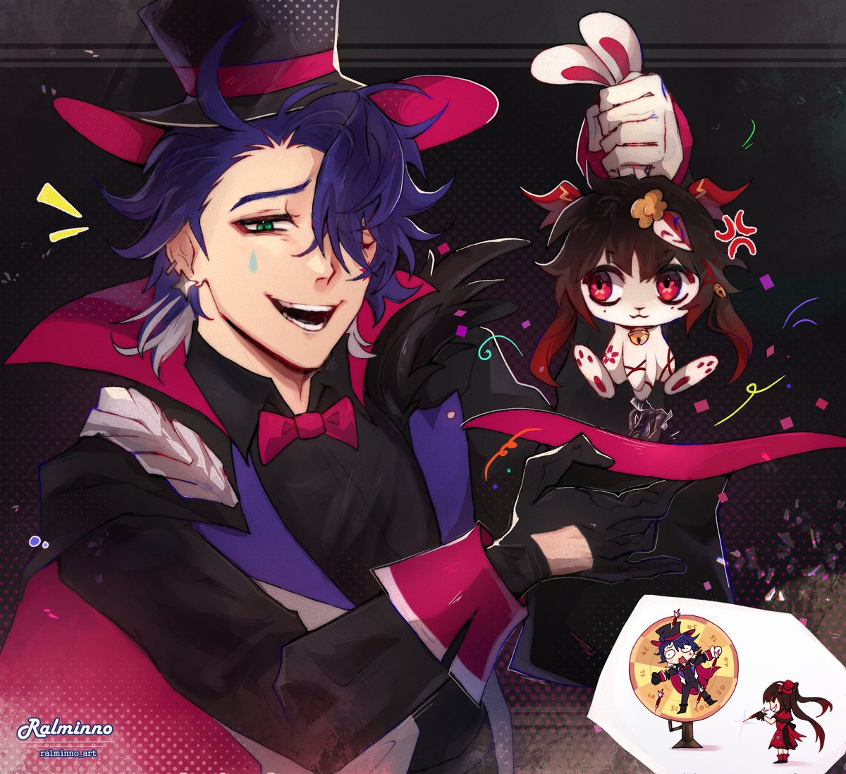 Ralminno_art's tweet image. Magic🎩🐰
#Sampo #Sparkle