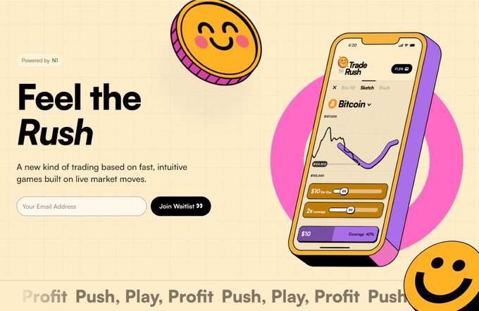 peterfinekid's tweet image. gN1
In case you missed it, the @TradeRushApp Waitlist is now LIVE.
Head over to the website, drop your email and you’re in.
Super simple. Don’t sleep on it.
traderush.gg