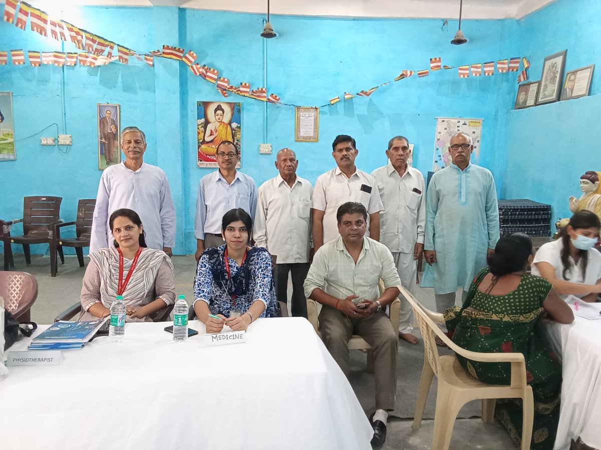 Pradeep16217665's tweet image. अष्टसील बुद्ध विहार भारत नगर गाजियाबाद में आज दिनांक 27/07/2025 चिकित्सा शिविर लगाया गया।
