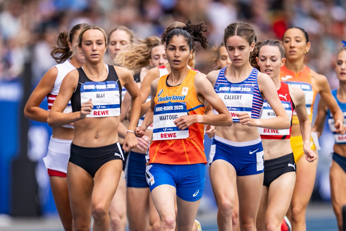 UWTrack's tweet image. In a tactical final with a sprint finish early this morning in Germany, Amina Maatoug finished sixth and Maggie Liebich placed ninth in the 1500m final. 🇳🇱🇺🇸
That wraps up the FISU World University Games for the Huskies!
#GoHuskies