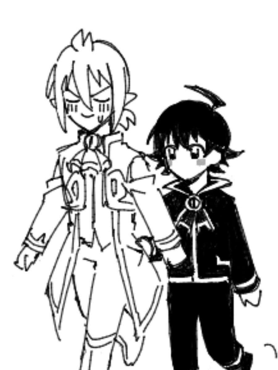 nr_fa_'s tweet image. デフォと端にちまちま描いてた