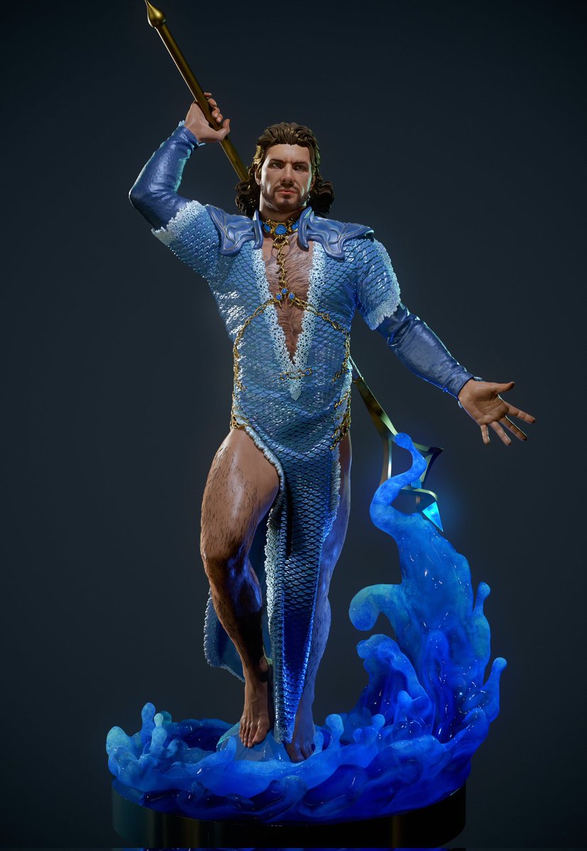 MoonlitPanic's tweet image. I will never stop singing my praises for @a_solidsilver &apos;s talents. Look at this beautiful Gale they sculpted for me and @SisterOfClaudia 🥹 He will be included as an option in our Gale release.