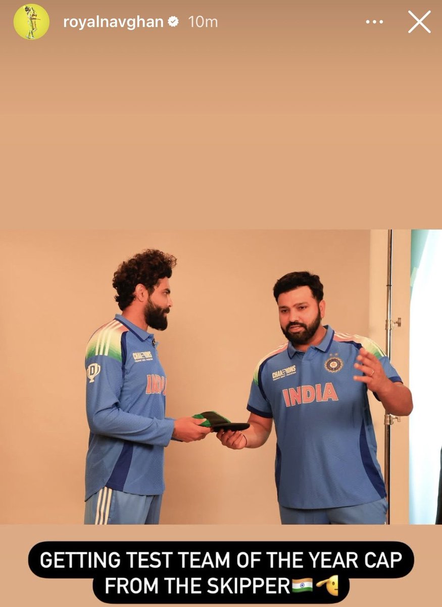 When Rohit Sharma gives you the cap, you’re destined for Greatness. 

Ravindra Jadeja, the Star will never be forgotten and showed why he deserved that cap.