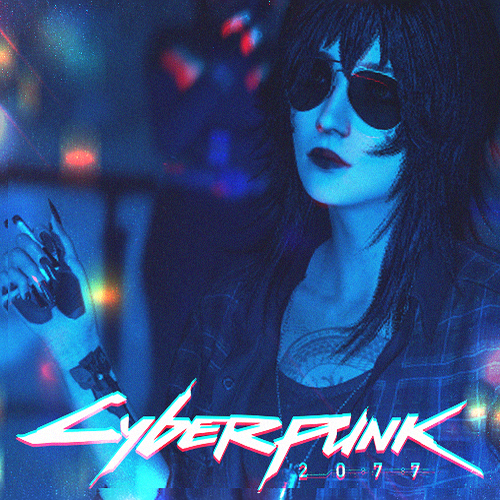 YuunyuVT's tweet image. Eu montei uma playlist com uma vibe cyberpunk né
Ai resolvi colocar como capa uma print da minha personagem em Night City 🥹💙

sim eu editei e eu gostei muito ok 😌