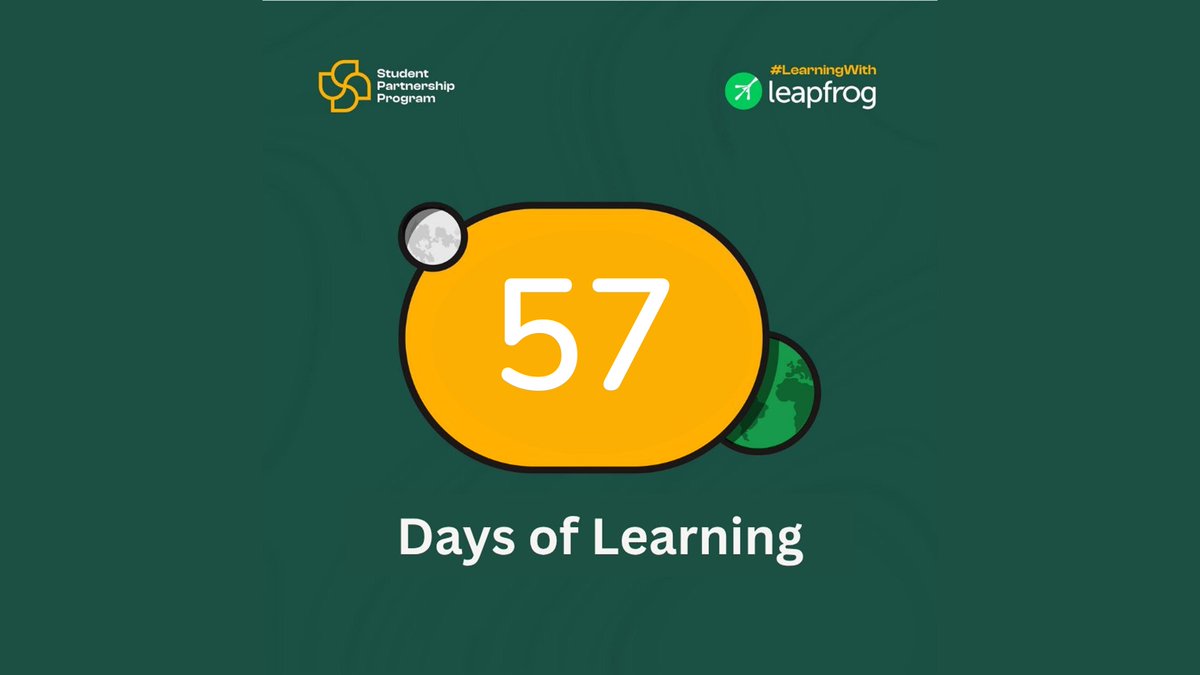 #lsppday57
Today I learned about Transfer Learning.
Notes :
docs.google.com/document/d/1p6…
#60DaysOfLearning2025 #learningwithleapfrog