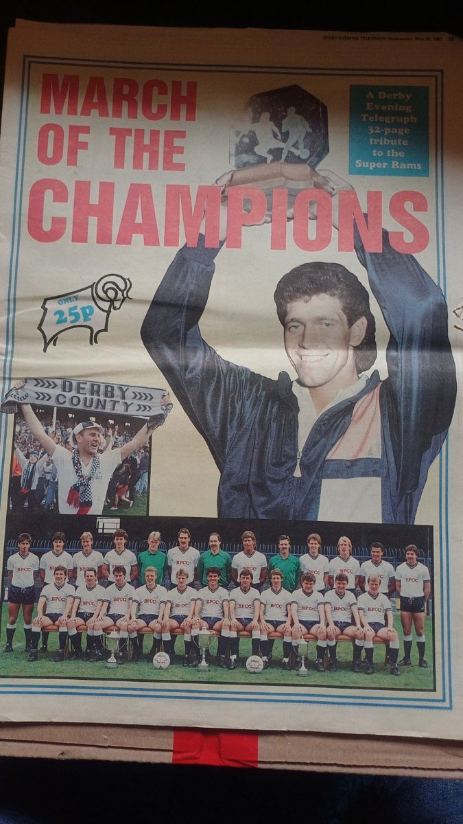 DCFCmemorabilia's tweet image. Derby County 1986 & 1987 Promotion Souvenir Newspapers
£2.21 currently
1 bid
Ends Sat 2nd Aug @ 4:36pm
ebay.co.uk/itm/2673435344…
#ad #dcfc