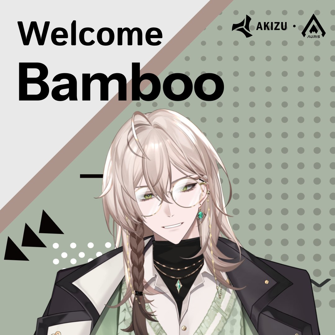 akizu_en's tweet image. Welcome @AwkwardBambooVT to Akizu EN!!! 🐼🎋
We are very excited to have Bamboo debuted under Akizu EN in its third wave "AURIS".
#Vtuber #debut #newgen
