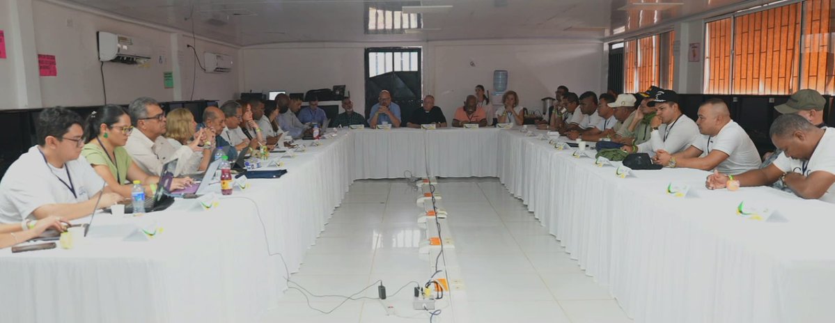 ComisionadoPaz's tweet image. ⏰️#AEstaHora se reúnen las delegaciones de Gobierno nacional y la Coordinadora Nacional-EB, en el marco de la Mesa de Diálogos de Paz en el municipio de Llorente, Nariño, con el fin de verificar los avances para el plan piloto de sustitución de cultivos.
En este espacio…