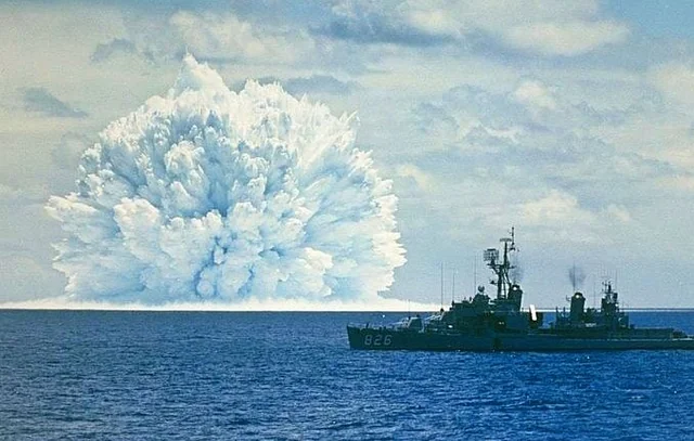 .<a href="/HLC_actual/">Habitual Linecrosser</a> That weapon you were describing is the ASROC family of weapons.  They're insane.  and some in the old days had nuclear payloads.  <a href="/SubBrief/">SubBrief</a> has some great vids on global Naval assets.  Def worth a look, if you wanna go down the rabbit hole.