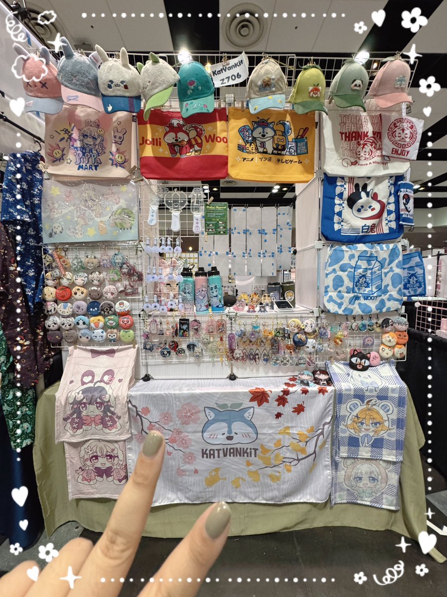 KatVanKit's tweet image. Last Day today at #ANIMEImpulseBA2025 Artist Alley Table Z706 ✨🙏
