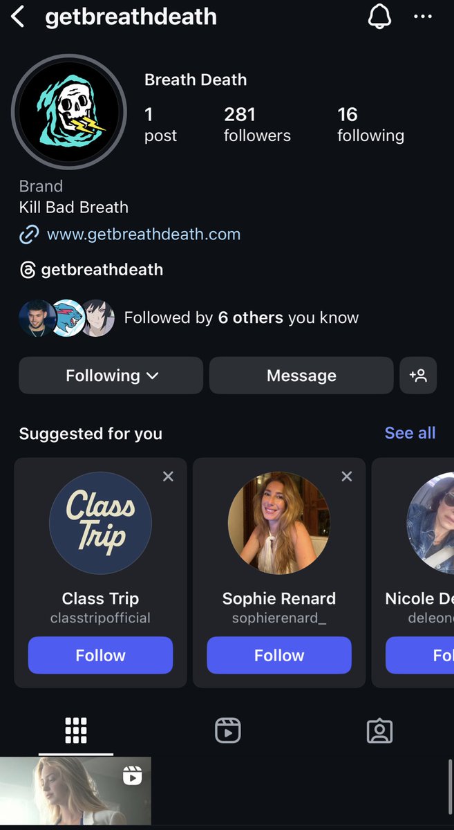 NBALIBZ's tweet image. New Breath Death Ig Post .