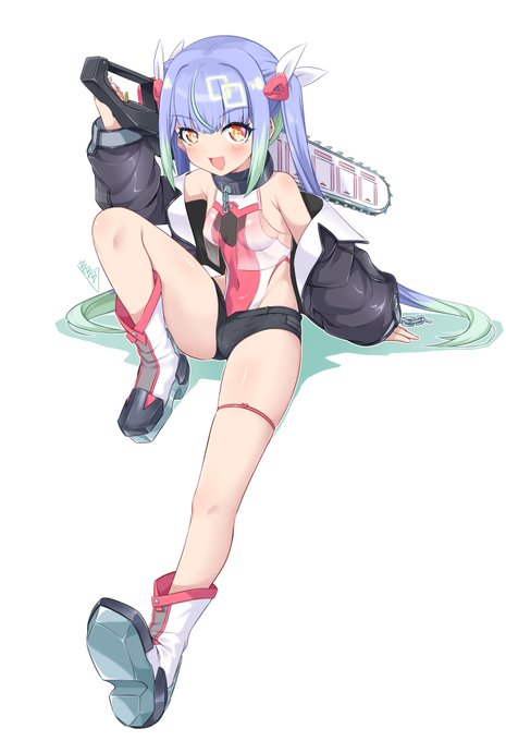 久しぶりのラクガキ
オリキャラのチェーンちゃん 