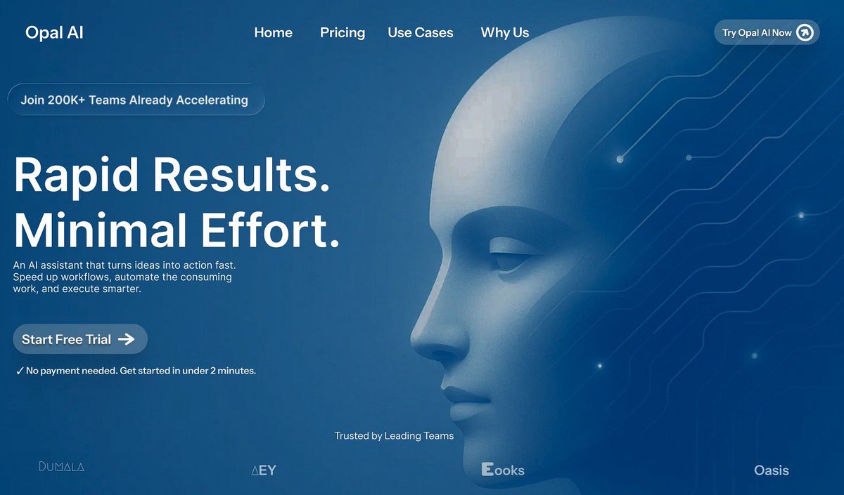 AEYDevelopment's tweet image. Ai assistant landing page