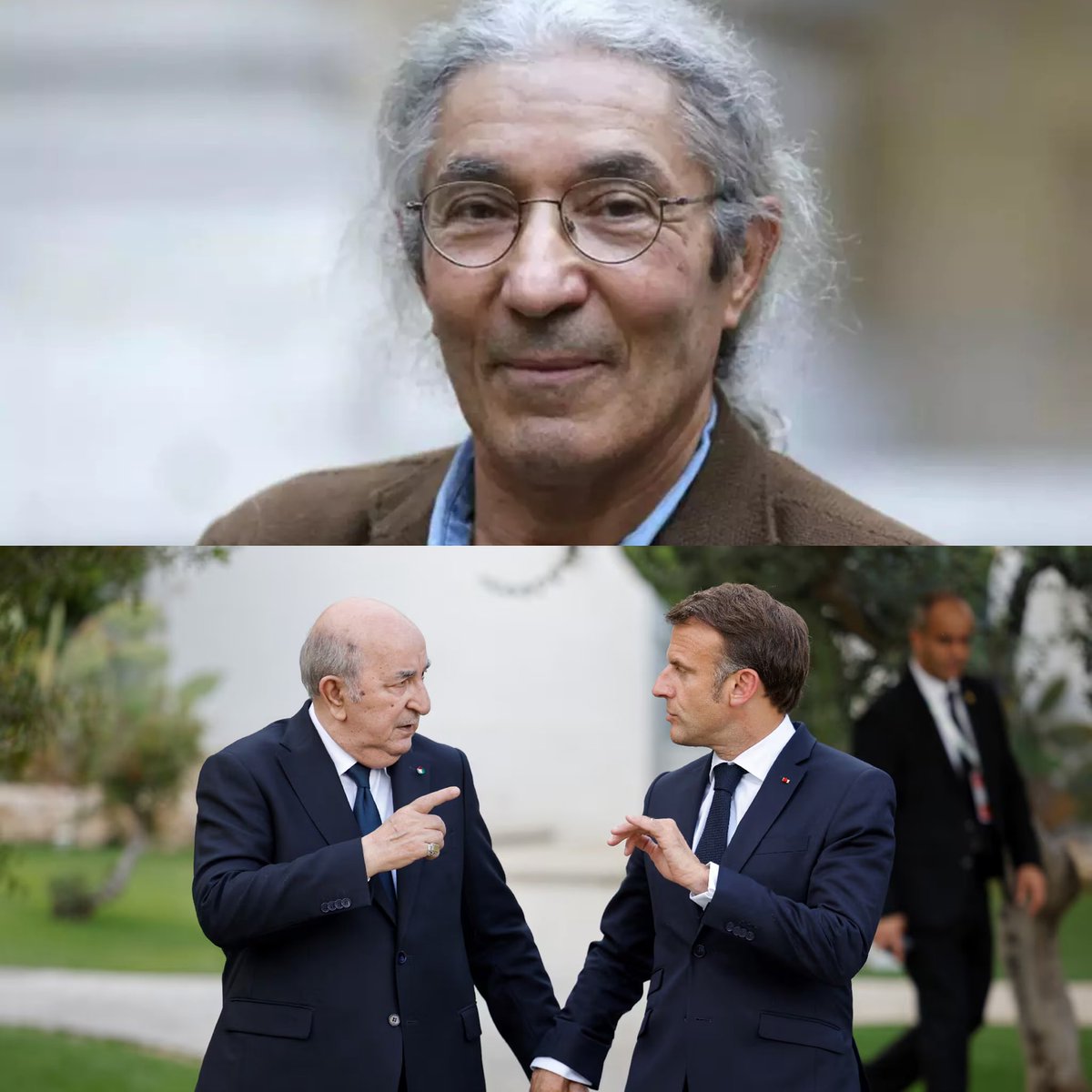 Bleu Blanc Rouge ! 🇫🇷 (@lbleublancrouge) on Twitter photo Bonsoir <a href="/EmmanuelMacron/">Emmanuel Macron</a>.
Et sinon, Boualem Sansal ça vous dit encore quelque chose ? 😤 Bonsoir <a href="/EmmanuelMacron/">Emmanuel Macron</a>.
Et sinon, Boualem Sansal ça vous dit encore quelque chose ? 😤