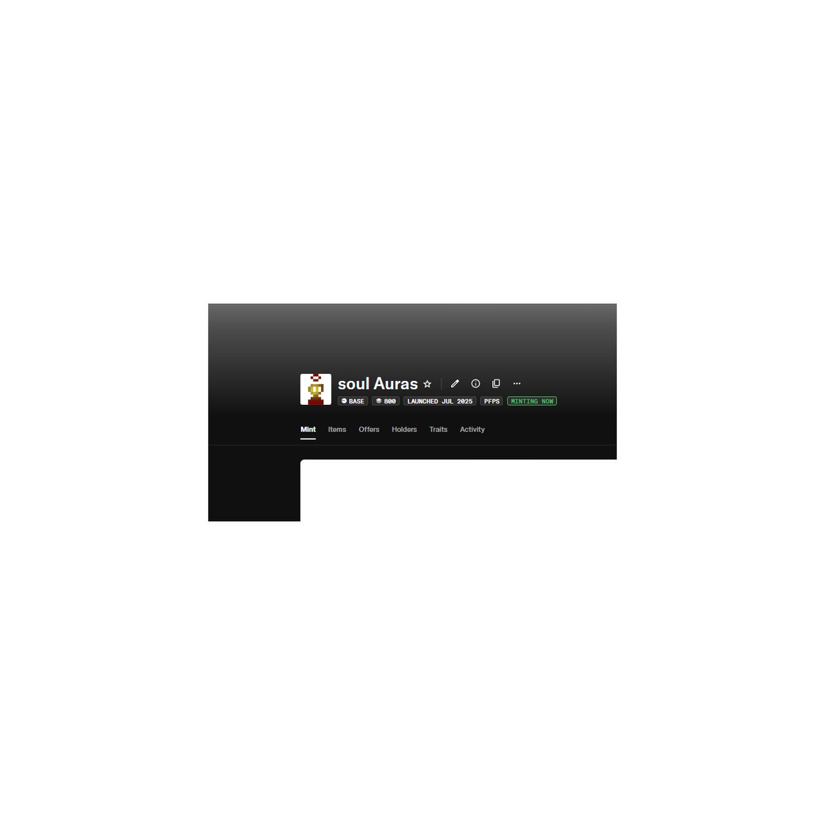 basedauras's tweet image. 800 mints ✨
