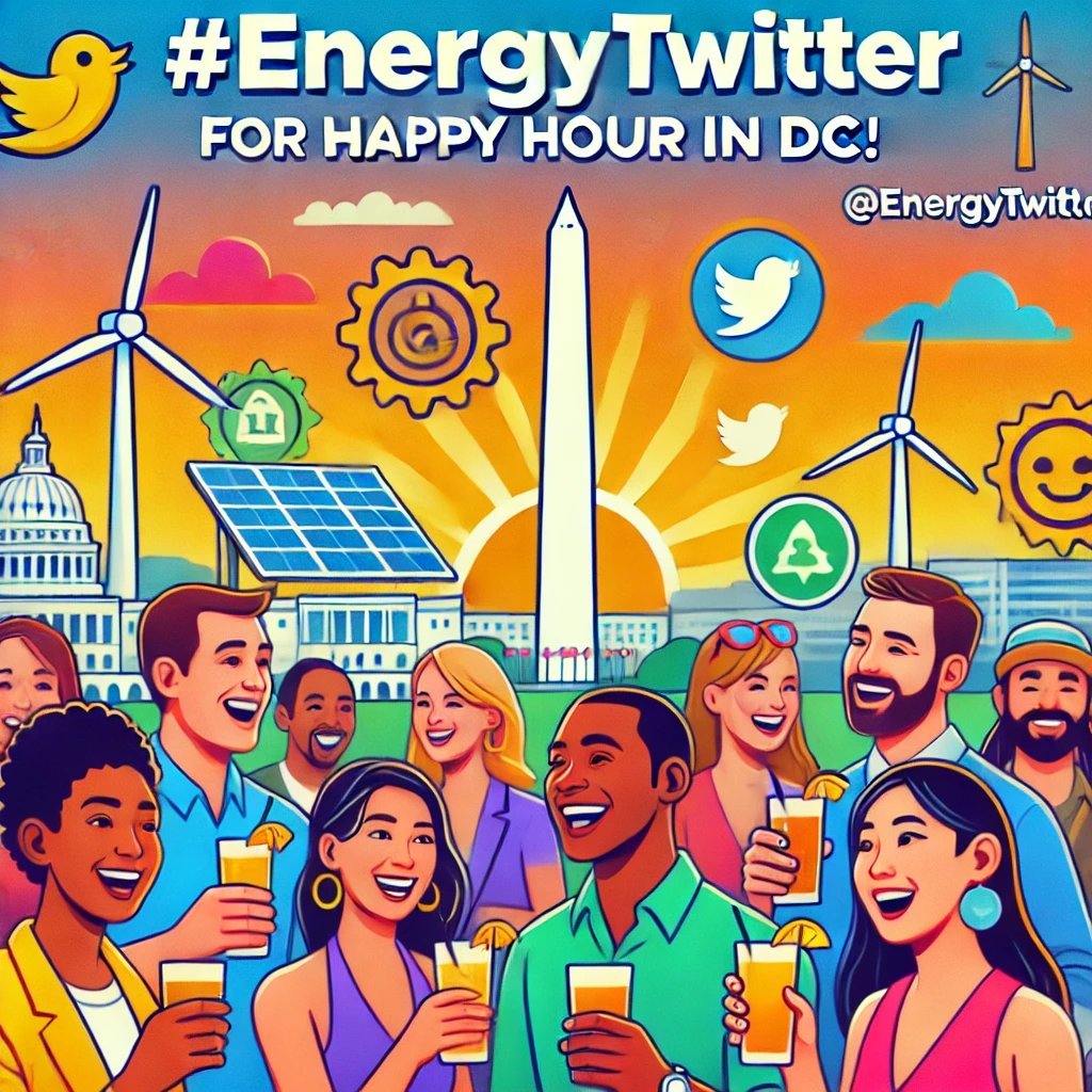 SimonMahan's tweet image. Hey #energytwitter, let's meet up for a DC happy hour on Wednesday, 7/30 at 530pm at Mission in Navy Yard. Bring a friend. Tag a DCist. Come up with your own invite image and post it below.