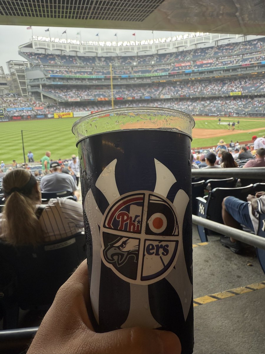 Let’s go <a href="/Phillies/">Philadelphia Phillies</a> 
<a href="/Yankees/">New York Yankees</a> stadium is awesome so far!