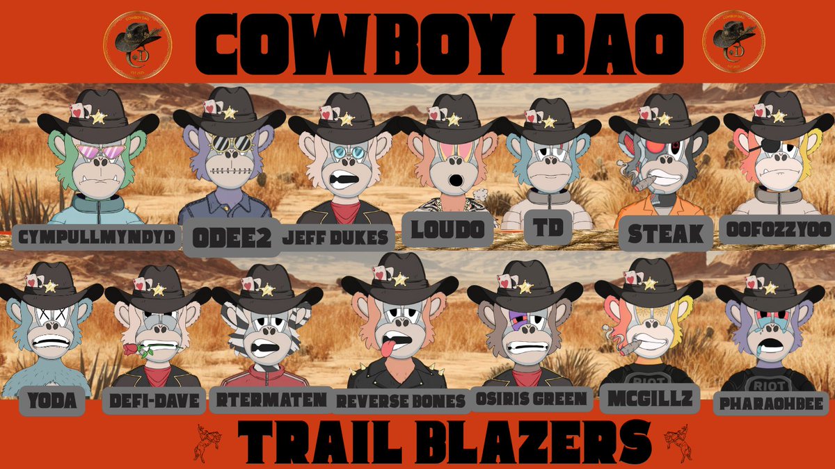 JustinJMiller11's tweet image. Do you have a @ApingRiotCNFT with a #CowboyHat
Well, thats half way to getiing in the #CowboyDAO add 75 ada to $cowboy-dao and Hop into the ARC Discord and get your Rolls.