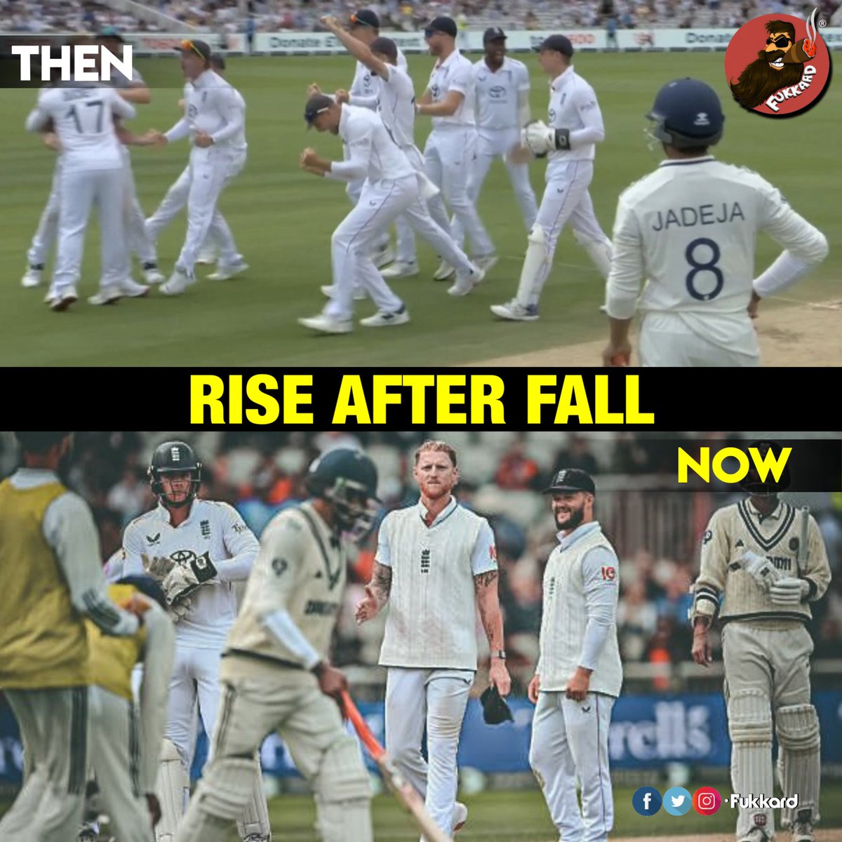 Fukkard's tweet image. Rise After Fall💥💥 #Jadeja ☄️
#RavindraJadeja
#INDvsEND #INDvENGTest