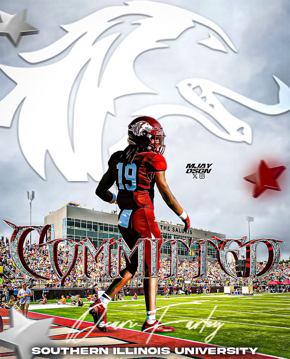 COMMITTED!!🙏🏾🔴⚪️

#Saluki #SIU
 <a href="/CoachMaccc/">Mac McLeran</a> <a href="/CreeksideFBall/">TribePrideFootball</a> <a href="/17NickHill/">Nick Hill</a> <a href="/CoachMac38/">McCrary</a> 💫