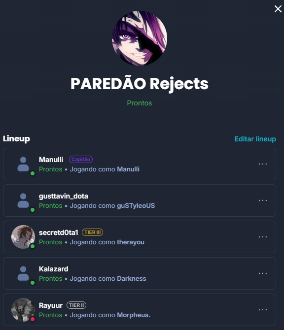 DRAMA NO CAMPEONATO 😂 

Quem será que ganha, PAREDÃO ou PAREDÃO Rejects?
