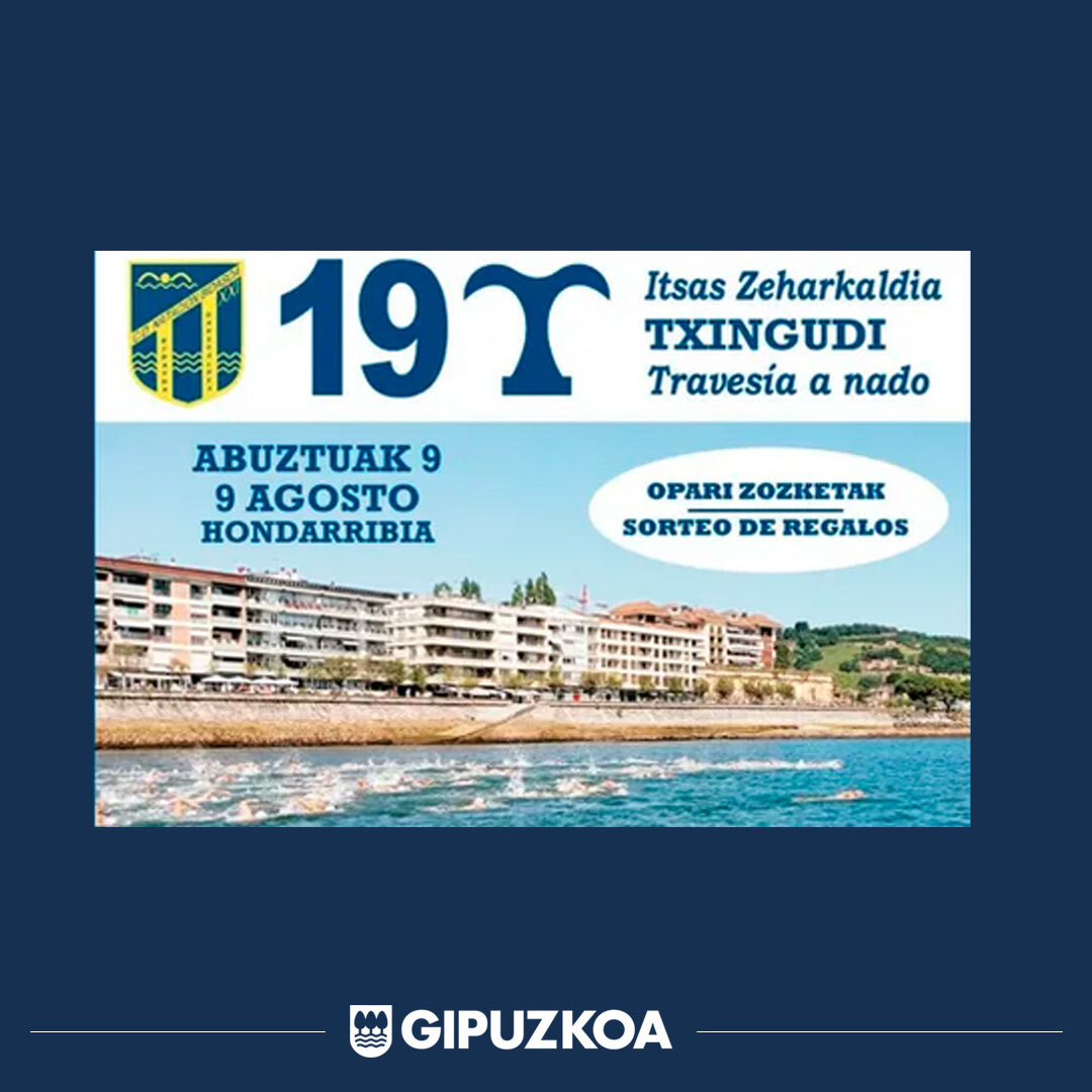 GipuzkoaKirolak's tweet image. 🌊Txingudi Badiako XIX. Itsas Zeharkaldi 
🗓️2025/08/09 | 16:00
📍Hondarribia
Ur irekietan igeri egitea, Gipuzkoako kostaldeko paraje berezienetako batean.
📥Inskripzioak 05/01etik 08/6ra
#Txingudi #Hondarribia #UrIrekiak