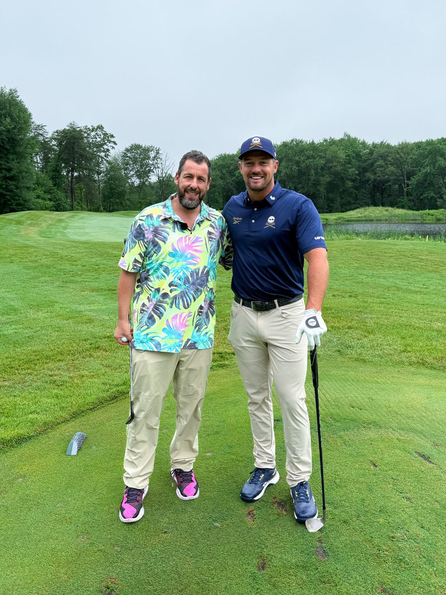 You’re not going to want to miss this one.

Easily one of my all-time favorite days on the course. Adam makes everything so much more fun. It’s an honor just to hang with a legend like him, but a full round of golf with Happy Gilmore? That’s the stuff of childhood dreams.

Hope