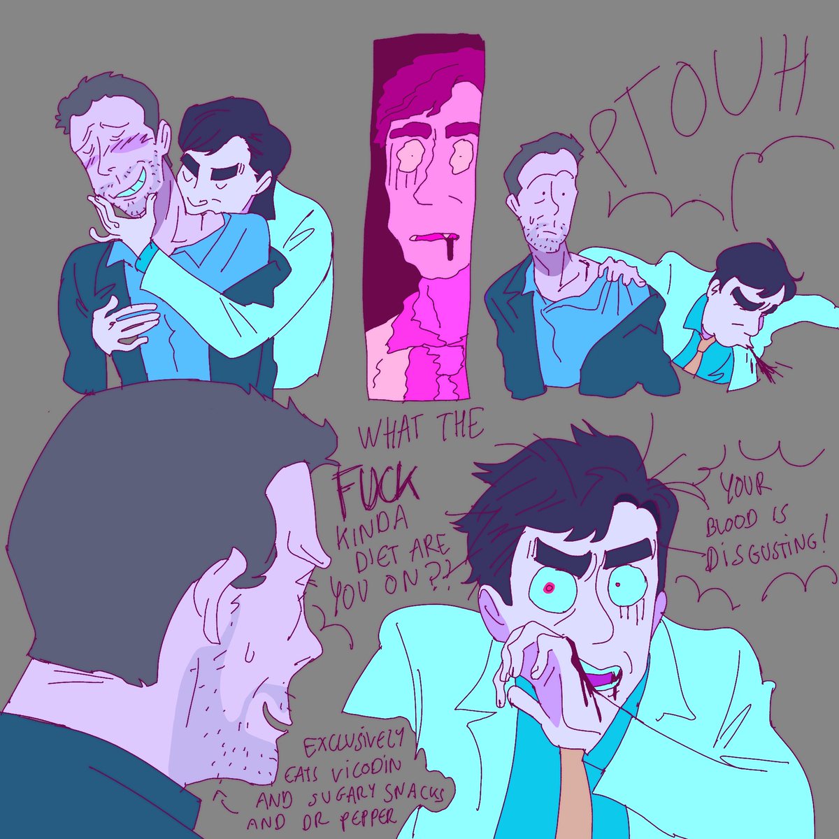 ig this is how a hilson vampire au would go