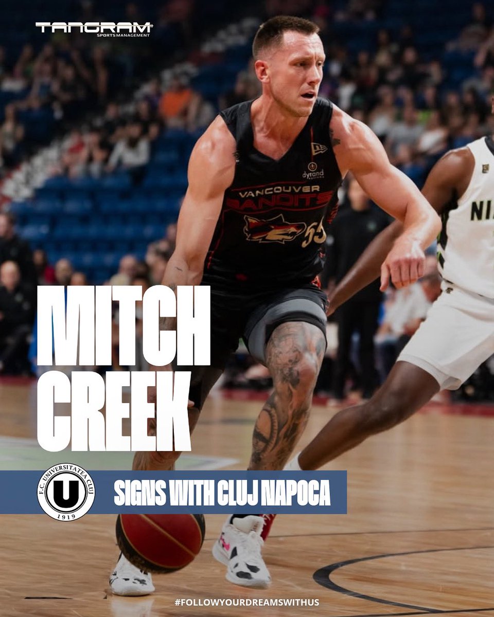 TangramSports's tweet image. 𝗠𝗜𝗧𝗖𝗛 𝗖𝗥𝗘𝗘𝗞 signs with @UBTCluj to start a new chapter of his career in Romania @LigaDeBaschet 🇷🇴 and @EuroCup 

Good luck, @cmitchellrjl 🙌🏻 !

@MogulSportsInc 
#TangramSports
#FollowYourDreamsWithUs