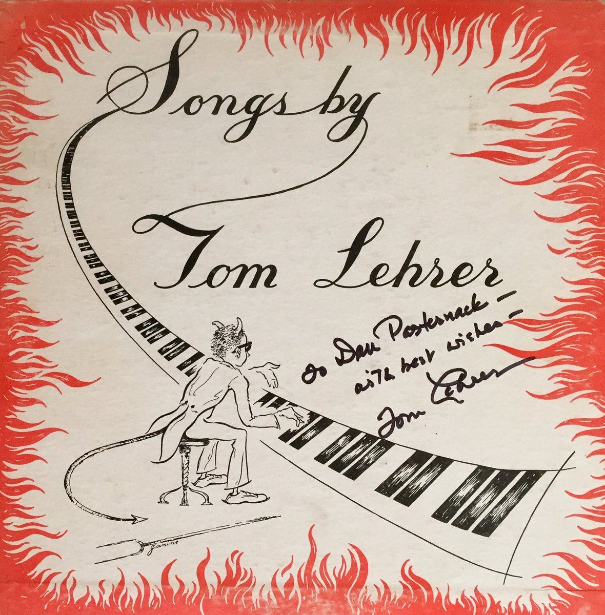 DanPasternack's tweet image. Very sad to learn of the passing of the brilliant and biting Tom Lehrer at 97. Even though he stopping writing and performing satirical songs a half century or more ago, I derived great joy knowing that he still walked among us. His work will forever remain the gold standard.