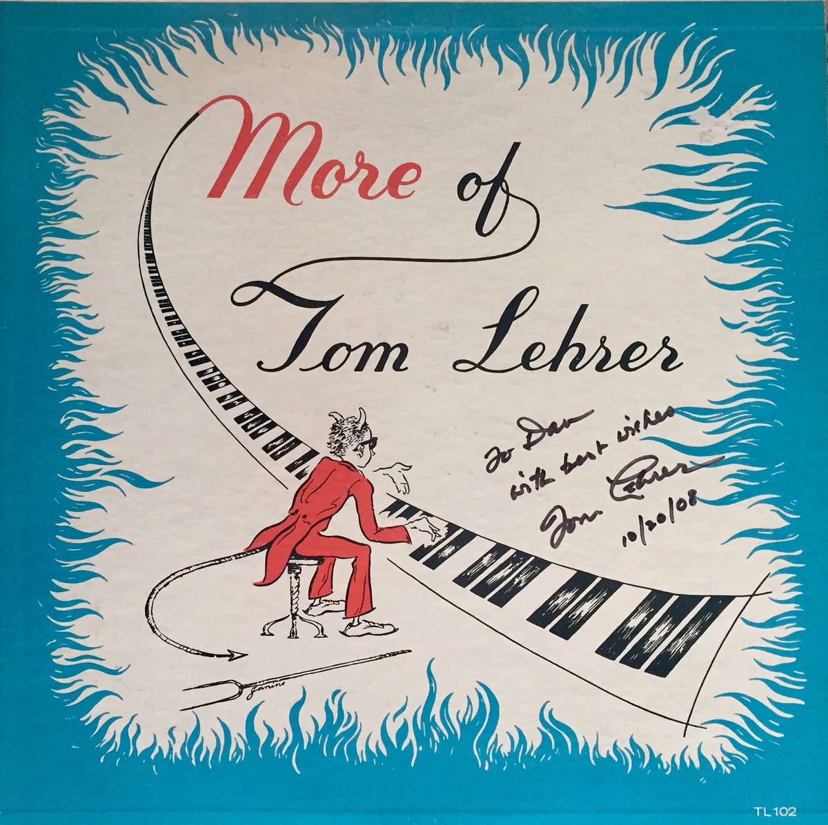 DanPasternack's tweet image. Very sad to learn of the passing of the brilliant and biting Tom Lehrer at 97. Even though he stopping writing and performing satirical songs a half century or more ago, I derived great joy knowing that he still walked among us. His work will forever remain the gold standard.