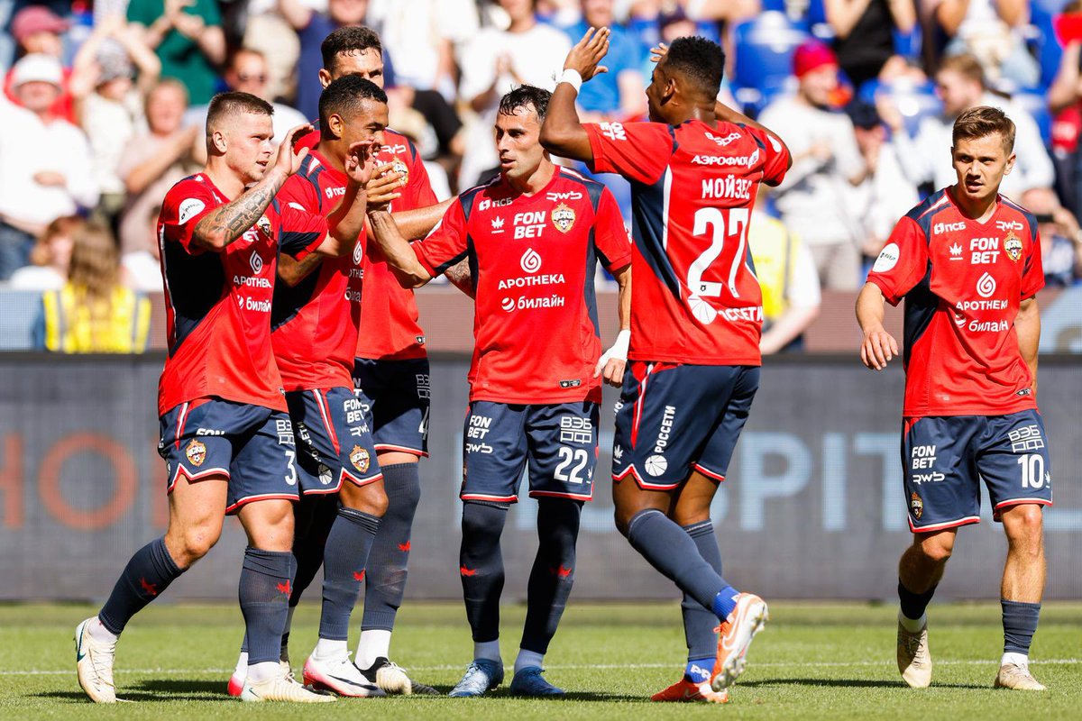 +3 points today at home in front of our fans!
Hot afternoon where we fought hard to get what we deserved from the first minute.
Great effort from everyone! 🔴🔵
<a href="/pfc_cska/">ПФК ЦСКА Москва</a> <a href="/PFCCSKA_en/">PFC CSKA Moscow</a>