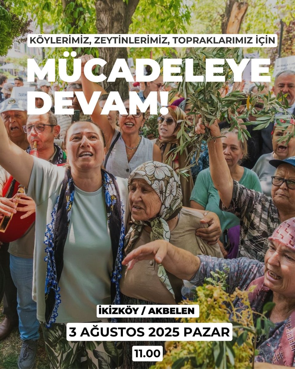 DİRENİŞİMİZE DEVAM!

Ankara'da ördüğümüz büyük dayanışmadan aldığımız güçle, topraklarımızı savunmanın haklı gururuyla köyümüzde, komşularımızla buluşuyoruz. 

Herkesi mücadelemizi sürdürdüğümüz topraklarımızda yapacağımız buluşmamıza “Bu yasayı tanımıyoruz!” demeye bekliyoruz!