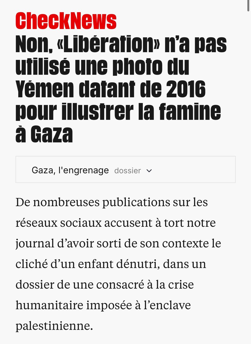 Cette désinformation n’est pas anodine, il s’agit une fois de plus d’effacer le peuple palestinien, de nier la famine pourtant très documentée à Gaza, et déshumaniser les palestiniens dont les souffrances seraient fausses. Ce mec était président du CRIF 13, pas de surprise.