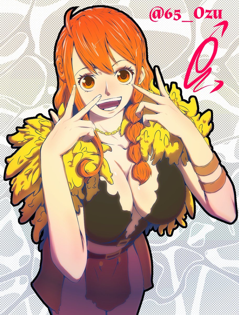 65_Ozu's tweet image. Fan art 
Personaje: Nami
Manga: One Piece 
#ONEPIECE #ELBAF #dibujodigital #dibujo #fanart