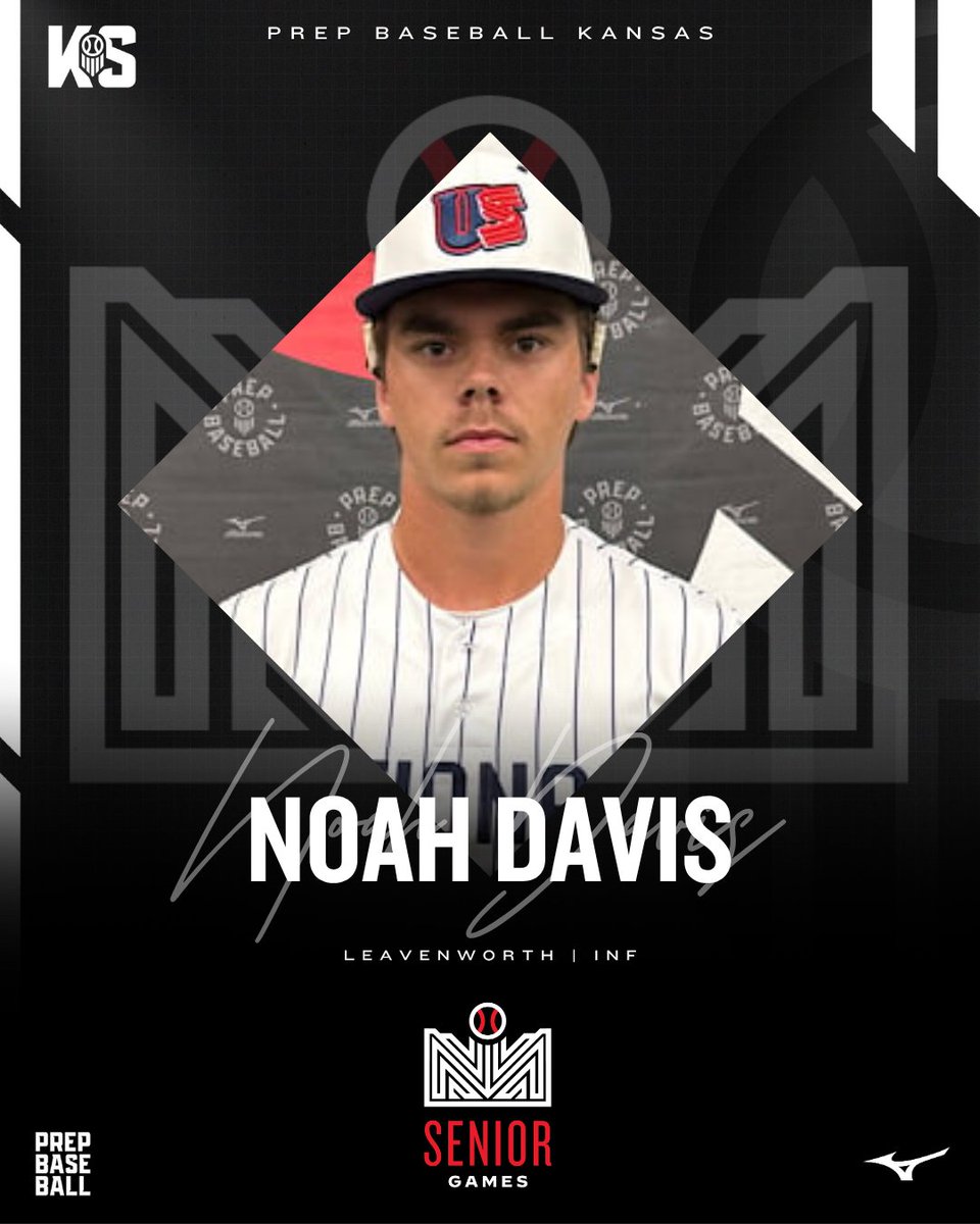 𝗜𝗡𝗩𝗜𝗧𝗘 𝗔𝗖𝗖𝗘𝗣𝗧𝗘𝗗 ✅

INF Noah Davis (Leavenworth) is locked to represent Team Kansas at the 2025 Prep Baseball Central Super Senior Games in Kansas City! #CSSrG25

👤: loom.ly/eCHZN2I // <a href="/Noah_Davis1719/">Noah Davis</a>