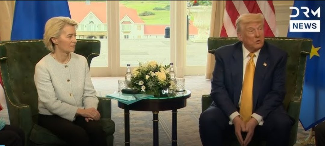 "She's the President of the European Union", he says. 😀

Not yet, but 600 million Europeans are ready—twice the size of the US.

Federalize! Complete the Union 🇪🇺