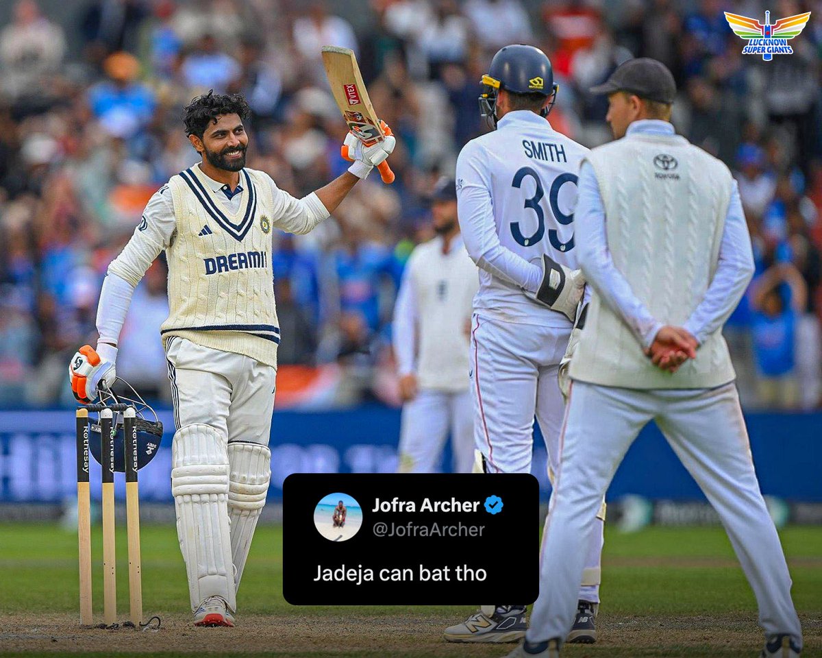 LucknowIPL's tweet image. Us moment ho gaya, Jofra bhai 😅