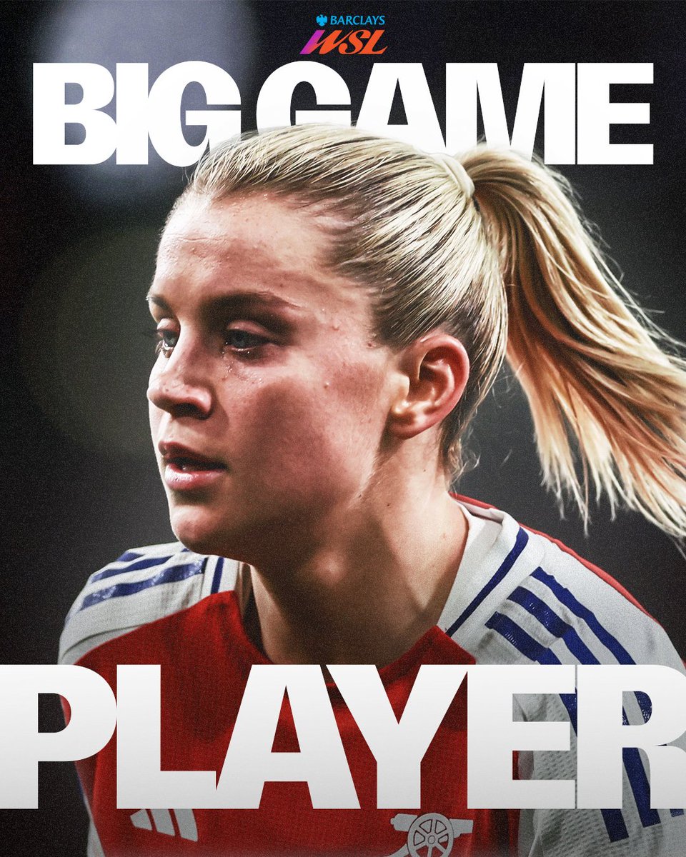Alessia Russo: The BIG game player. ™️

<a href="/ArsenalWFC/">Arsenal Women</a> #BarclaysWSL