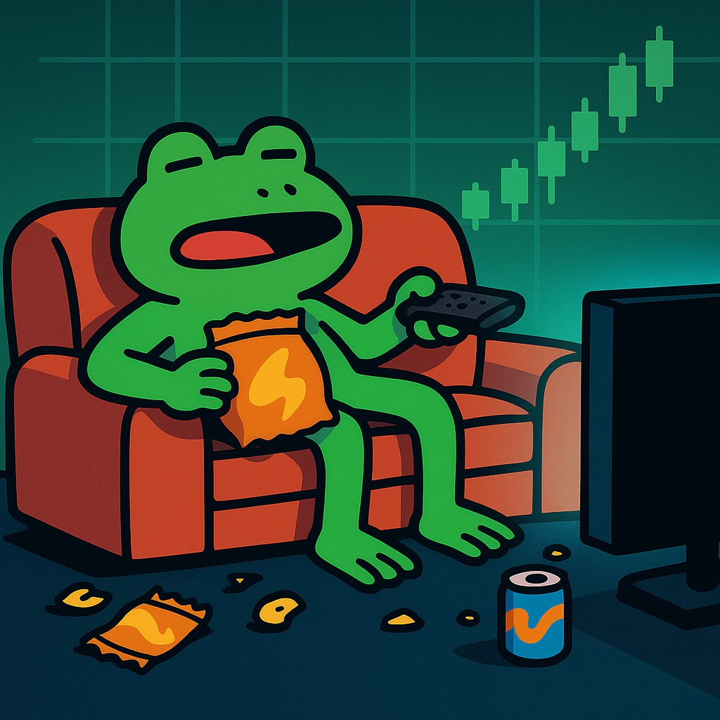 froggie_bsc0's tweet image. Some people spend 8 hours a day staring at charts, analyzing every single candlestick, and burning themselves out.👀

Meanwhile, Froggie holders on a Sunday afternoon...🟢🟢

Our only job is to enjoy the pump. Relax, and then keep moving upwards. 😎📈

#Froggie #HODL