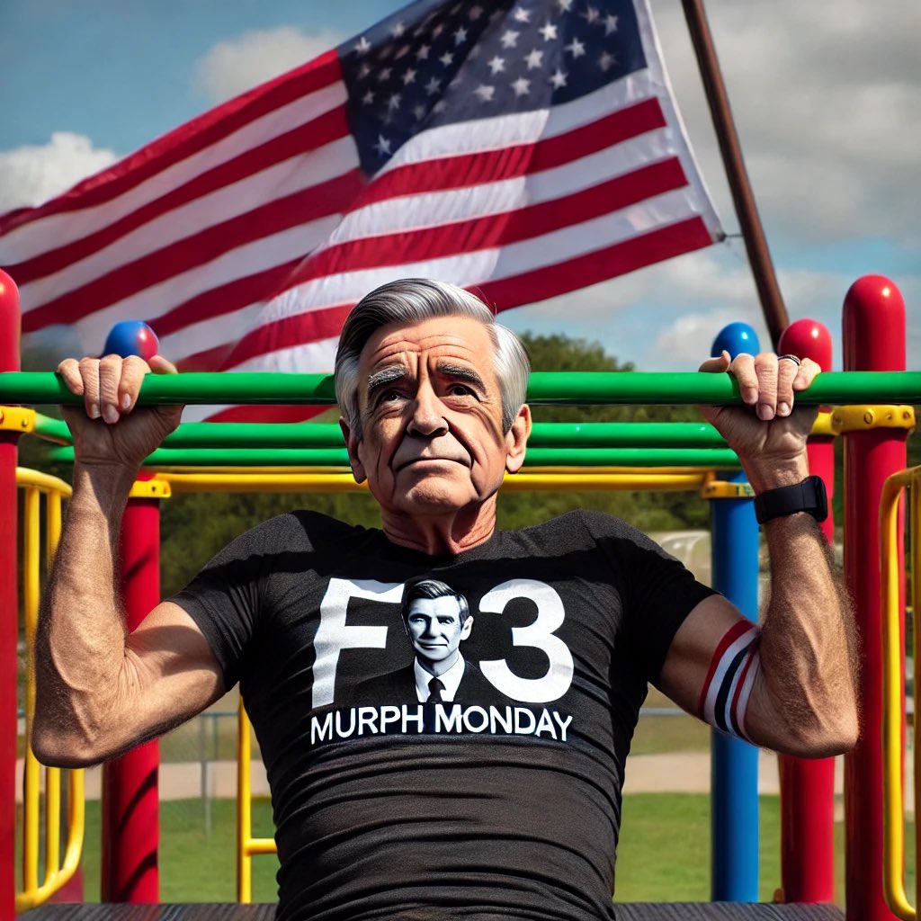 Men of <a href="/F3Omaha/">F3Omaha</a>, join me, Mr. Rodgers, in the gloom, for a Murph Beatdown to start the week <a href="/F3_RedWings/">F3RedWing</a>!  We will for sure do Low Dollie’s &amp; Diamond Merkins, but no Combines tomorrow…I promise!

“Live With Intention &amp; Not On Auto-Pilot!”

Smurf - 4:45
Murph - 5:30
Karma - 6:15