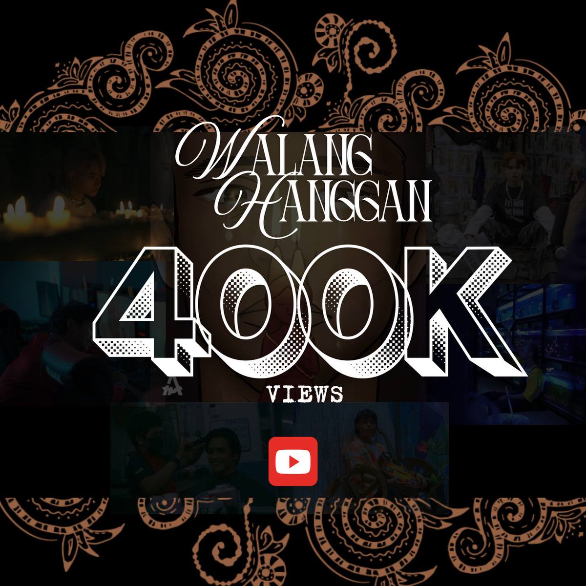 champsfactory's tweet image. Magiliw na Umaga! Naabot na natin ang 400k para sa Walang Hanggan MV! 🙌🏻
Tara abutin natin ang pangarap na walang hanggan at 500k! ❤️🩹
🎧🔗youtu.be/CUhE2L1lddY?si…
🎵🔗open.spotify.com/track/3VTlZgkr…
#ALAMAT #ALAMATWalangHanggan