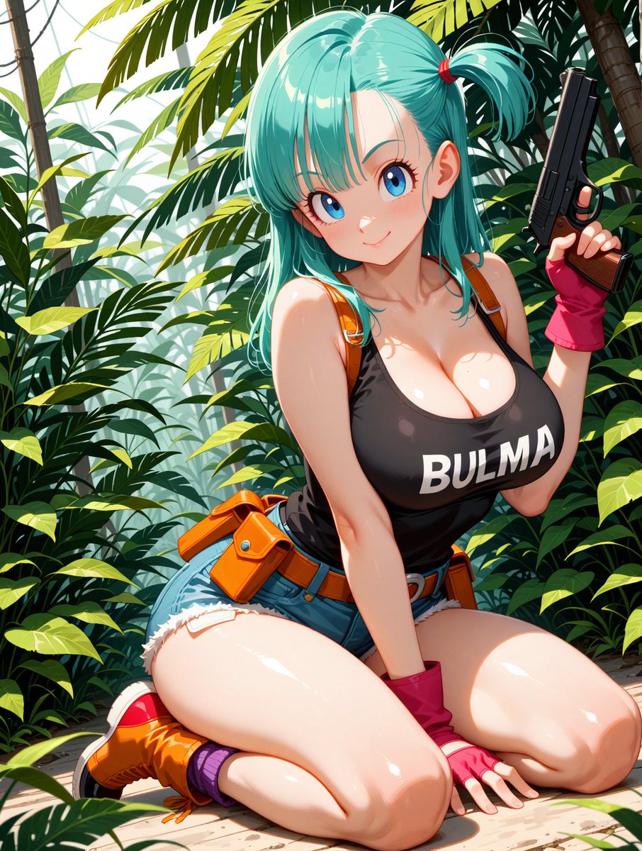 ChimpuSendzhin's tweet image. #AIart #AIイラスト #Bulma #DragonBall