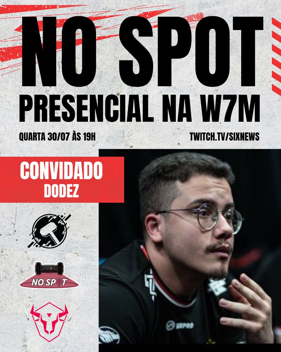 🚨 E o nosso primeiro convidado do No Spot Presencial é ELE!

O MVP do Major de Montreal, um dos nomes mais impactantes do cenário, o <a href="/Dodez/">Christian Dodez</a> estará na nossa mesa de análises para falar sobre a SAL 2O25.