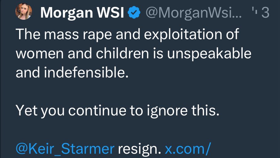 🚨 <a href="/MorganWsi15434/">Morgan WSI</a> just got suspended… for demanding the Prime Minister resign.
That’s it. That’s the “crime.”

Free speech is DEAD if telling the truth gets you banned.
This platform is turning into the very tyranny it claimed to fight.

Tag <a href="/elonmusk/">Elon Musk</a>. Demand answers.
Restore